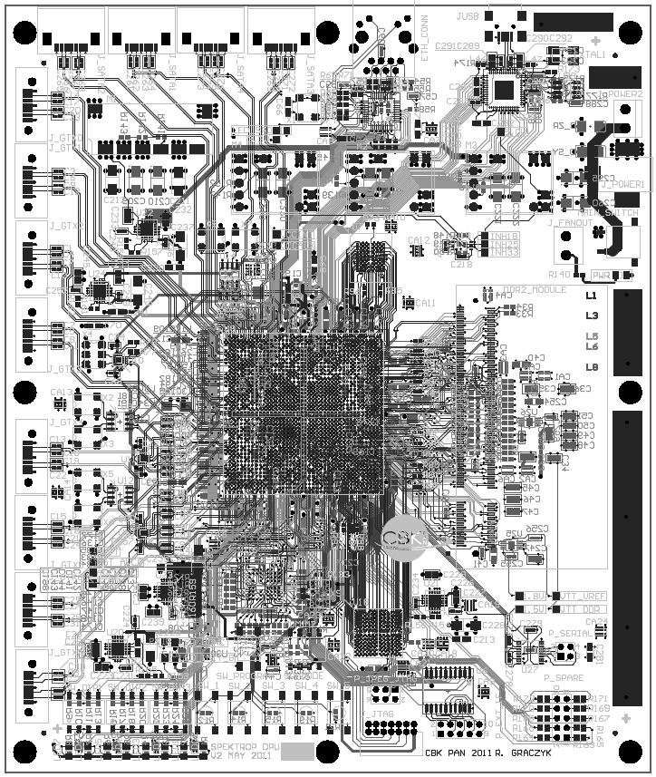 SPEKTROP DPU Printed Circuit Board design